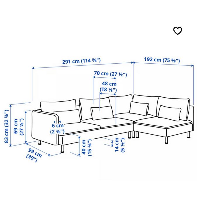 Kanapa modułowa nowoczesna