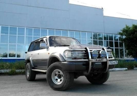 Кенгурятник на mitsubishi pajero2 jaos japan, toyota land cruiser