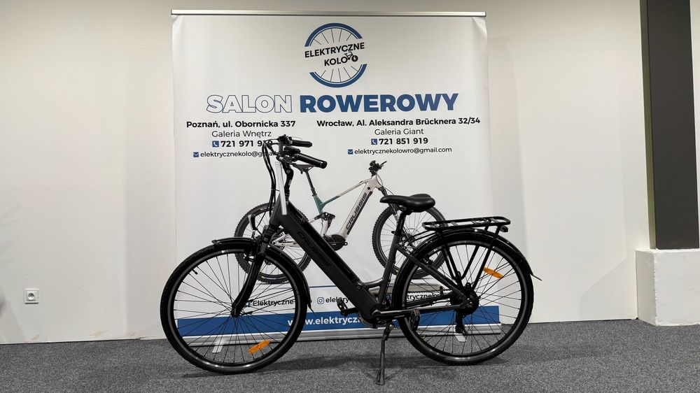 Rower elektryczny CRUSSIS e-Country 1.13 - 19" (612 Wh)