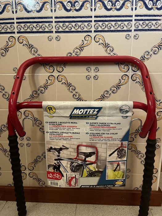 Suporte parede para 2 bicicletas da Mottez NOVO