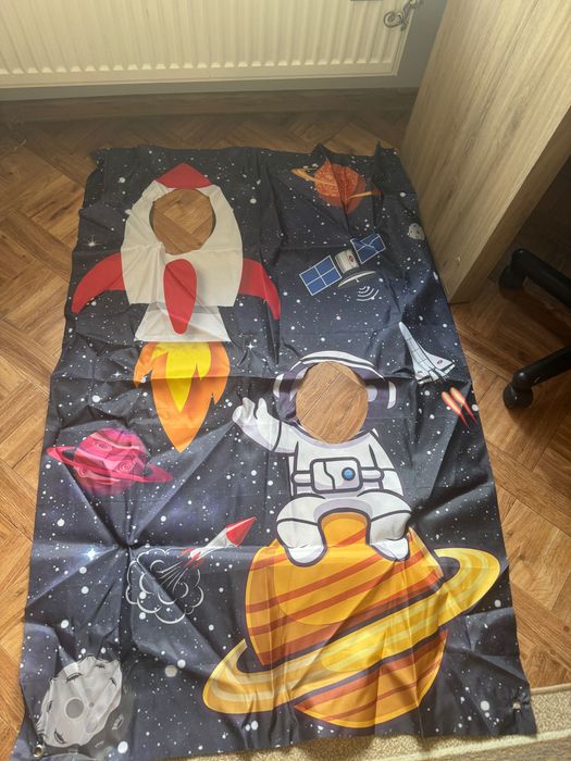Dekoracja na imprezę w stylu kosmicznym