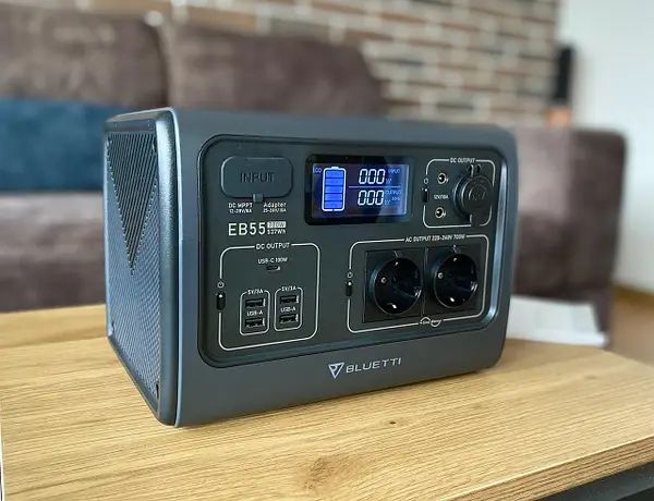 Bluetti eb55 + EcoFlow 110 Вт Solar Panel