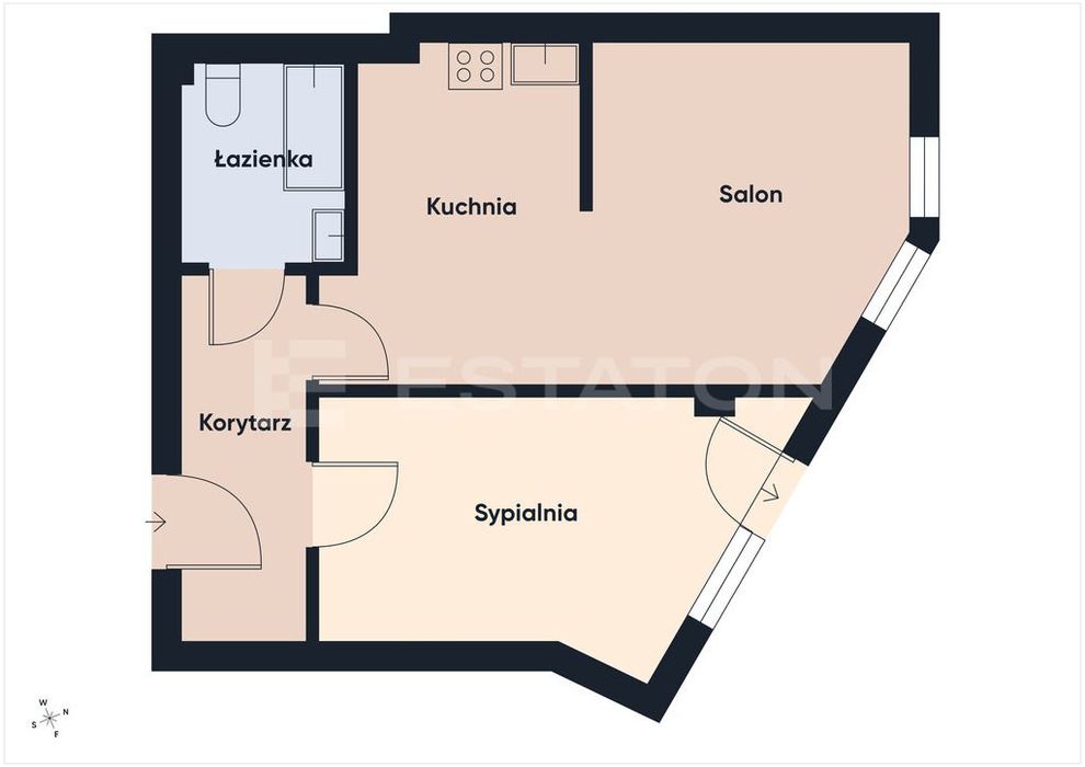 Mieszkanie 2 - pokojowe w centrum Rzeszowa