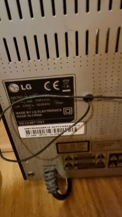 LG Mini wieża. CD nie działa.