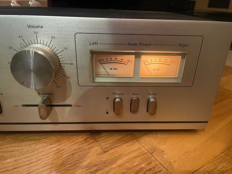 Wzmacniacz stereo EGRO HIFI A-6060 retro Vintage wycieraczki