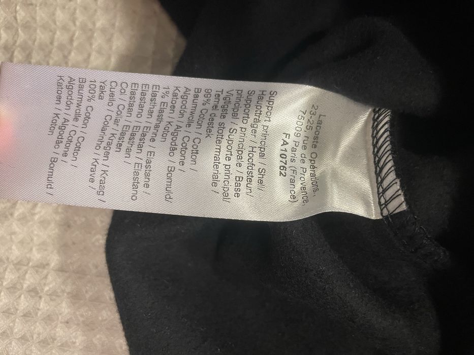 Sweat Preta da Lacoste