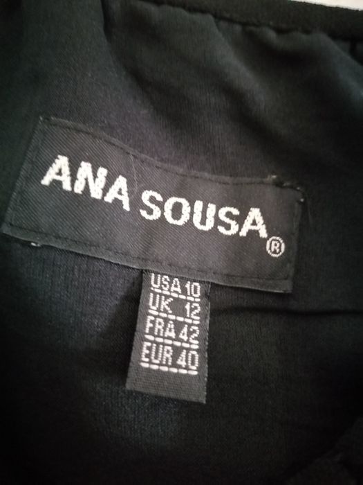 Vestido Ana Sousa preto comprido