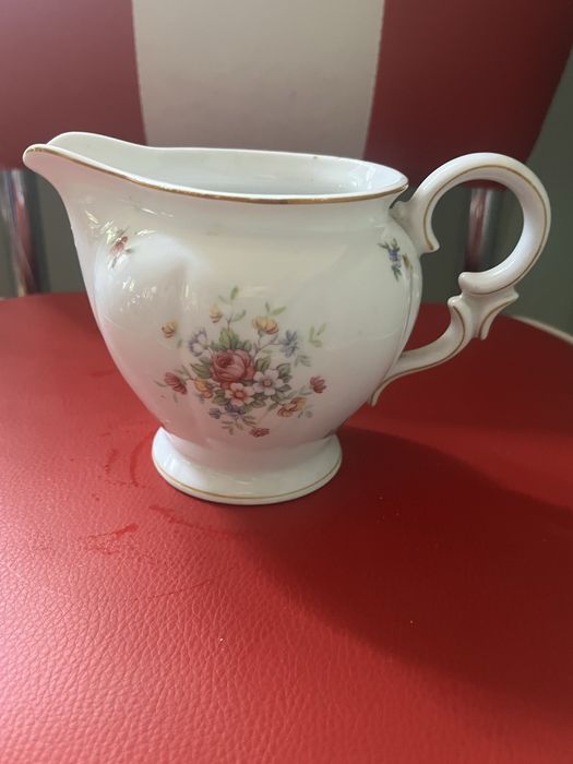 Dzbanek do mleka porcelana Gieshe PRL