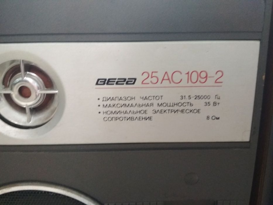 Акустическая система Вега 25АС 109-2