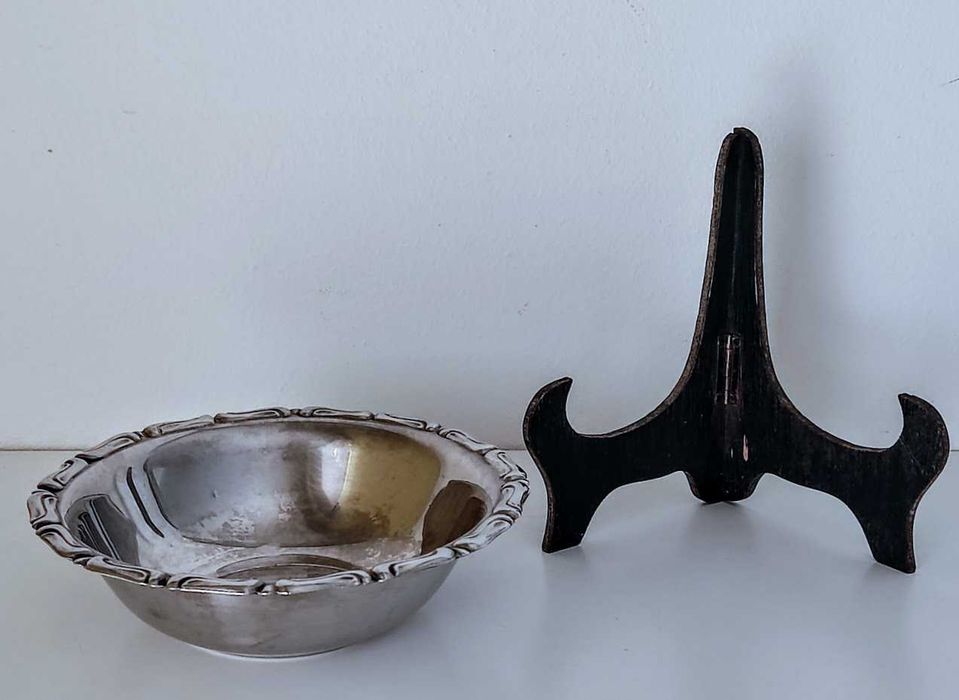 Taça aço inoxidável utilitária exposição