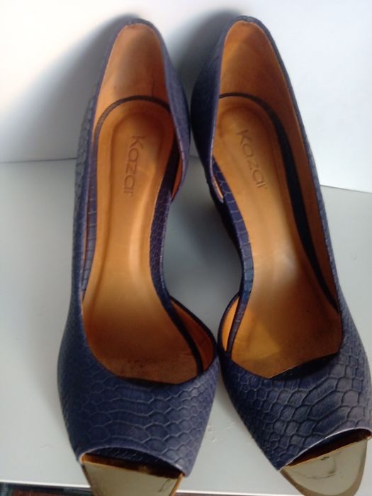 Kazar buty granatowe szpilki