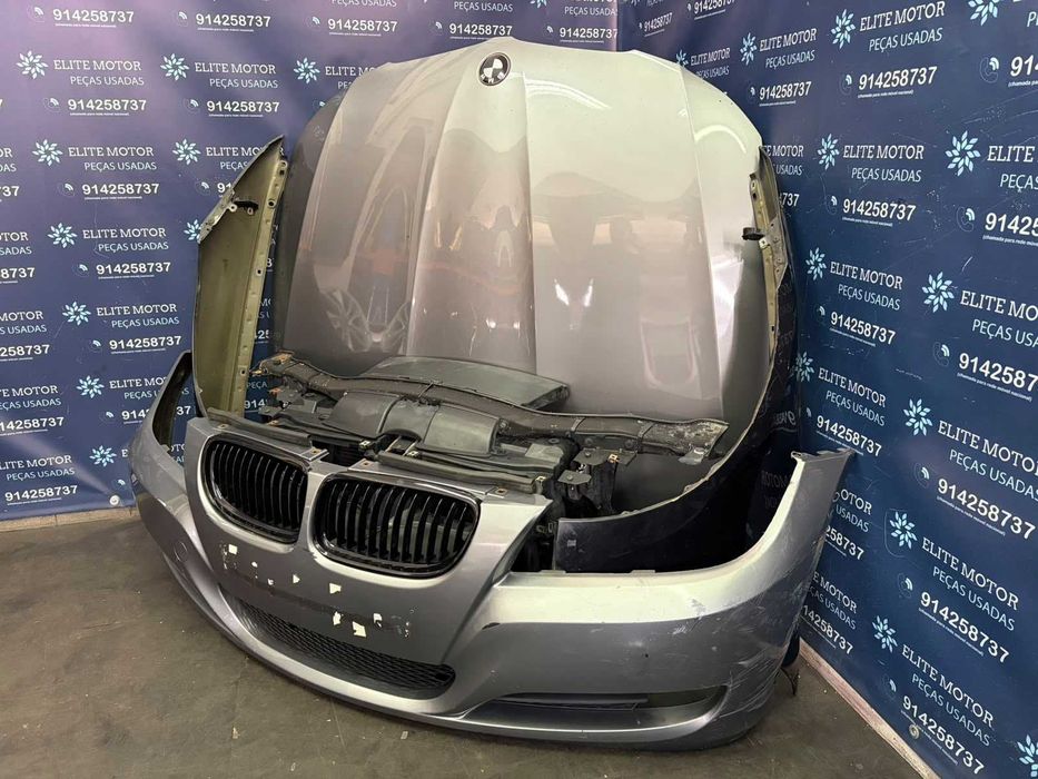 Frente completa usada BMW SERIE 3 E90 E91 LCI 320D parachoques capot oticas guardalamas radiador reforço