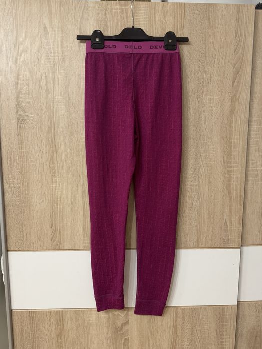 Legginsy Devold XS 80% merino wool merynos thermolite termo zimowe