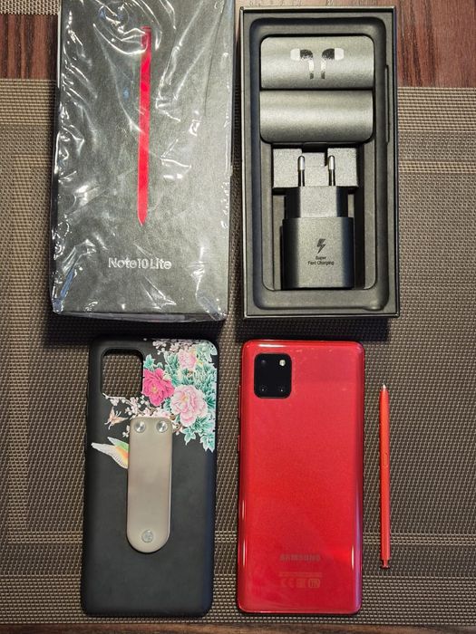 Samsung Galaxy Note 10 Lite 6/128 Red / S Pen / Повний комплект / NFC