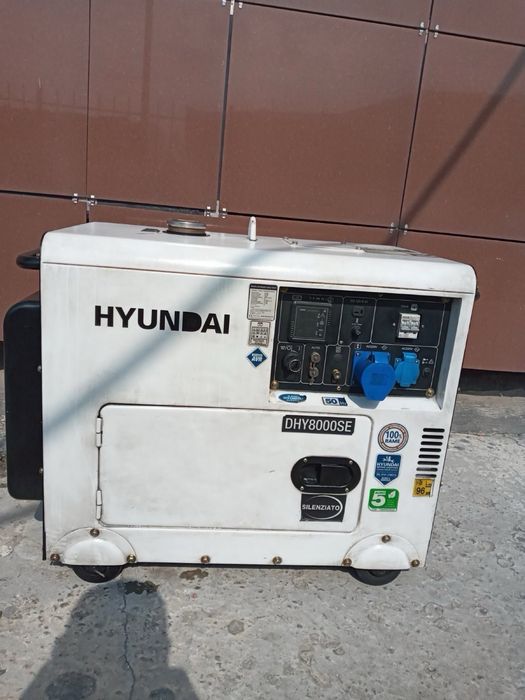 Генератор Дизельний Hyundai DHY8000SЕ 6 кВт