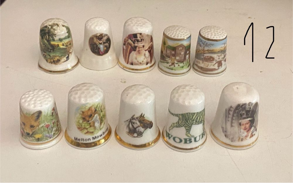 Lotes de 10 dedais variados