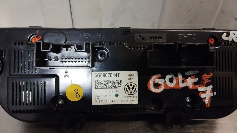 COMANDO SOFAGEM E AC / CLIMATRONIC VOLKSWAGEN GOLF VII REF. 5G0907044T