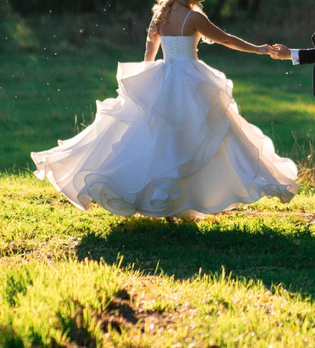 Oryginalna suknia ślubna - kolor ivory