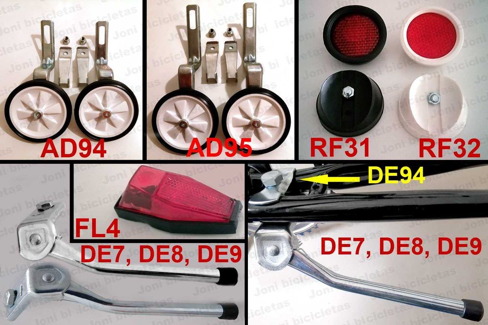 Peças de bicicleta de criança / adolescente