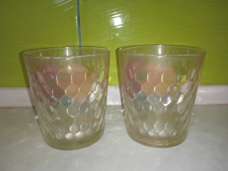 Набор 4 стакана яблоки