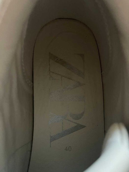 Кроссовки/кеды на массивной зубчатой платформе ZARA