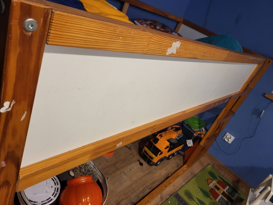 Ikea łóżko kura sosna