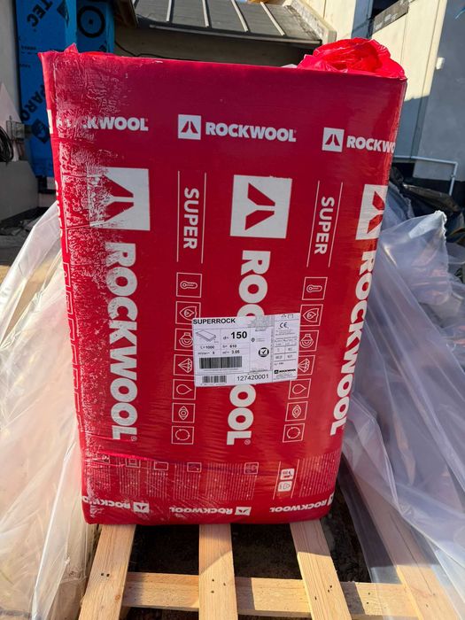 Wełna mineralna - ROCKWOOL SUPERROCK 0,035 150 mm, 3,05 m2