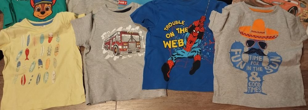 17 bluzek dla 3-4 latka