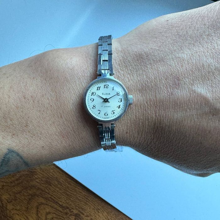 Zegarek Slava 17 Jewels Damski lata 70 te