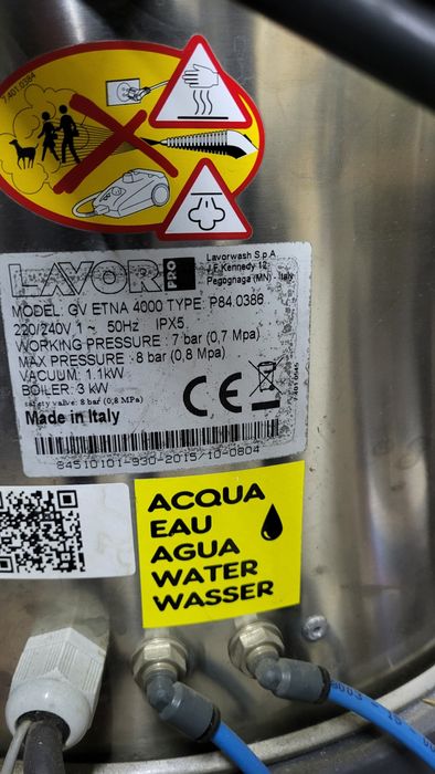 Odkurzacz parowy parownica Lavor etna 4000