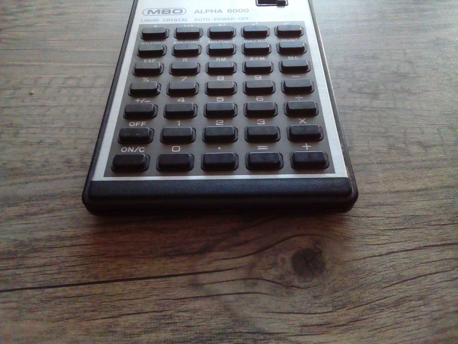kalkulator mbo alpha 8000, Made in Japan