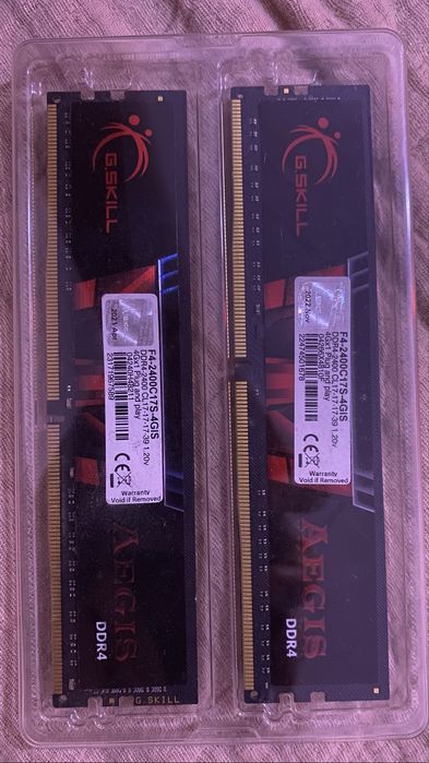 Memória RAM G.Skill DDR4 com 2x4GB, 2400 MHz