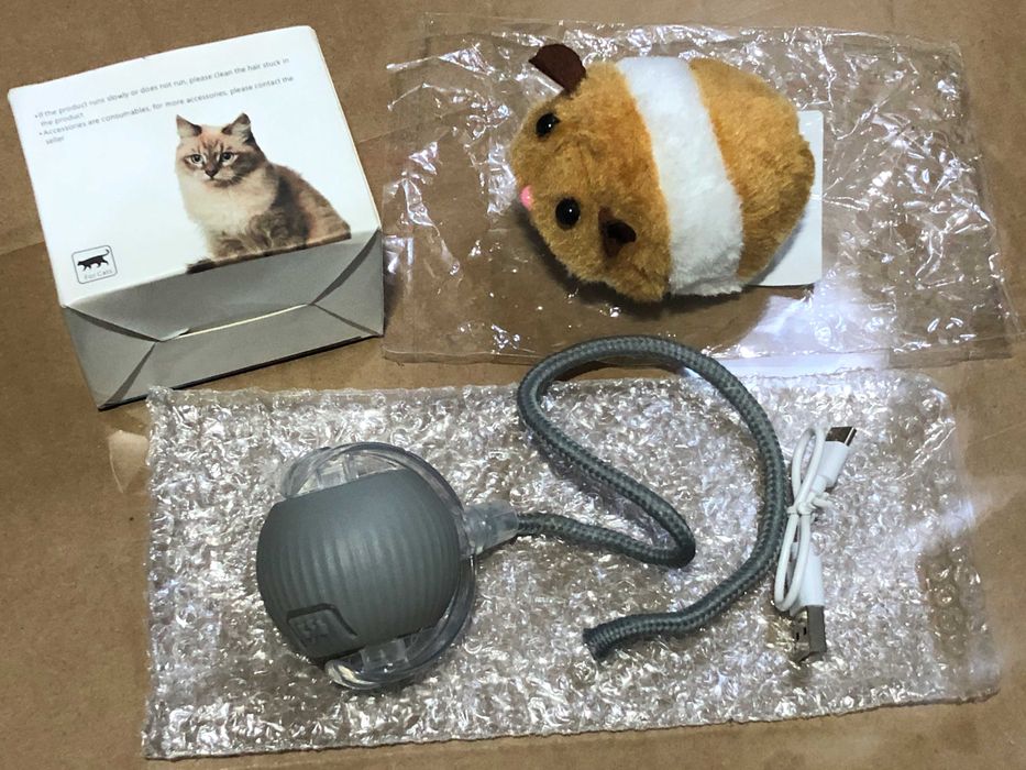 Дві нові іграшки для котів та собак (Мʼячик + мишка) Автоматичний