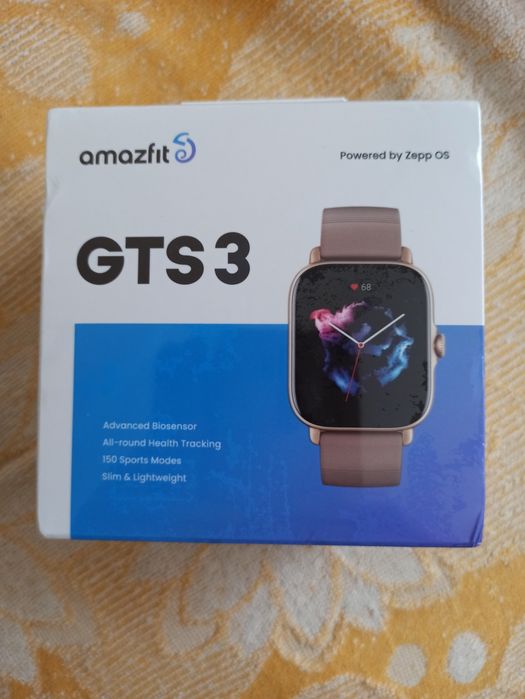 Новий Смарт-годинник Amazfit GTS 3 (Black / Rose Gold) — Оригінал