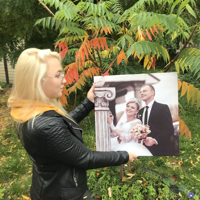 Картина (фото) на холсте. Портрет на холсте. Печать на холсте.подарок