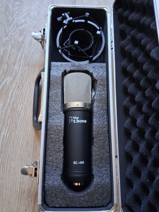 Microfones condensador, looper, peças de guitarra