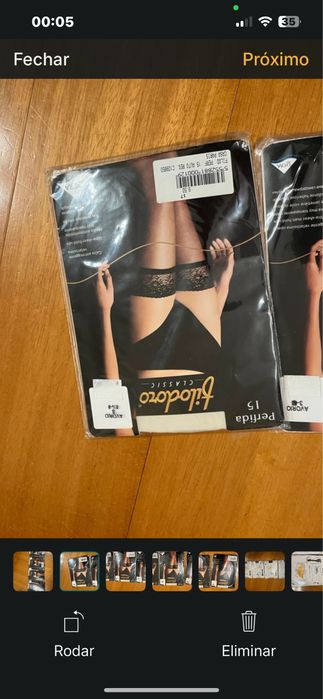 4 pares se meias de lycra novas pérfida 15