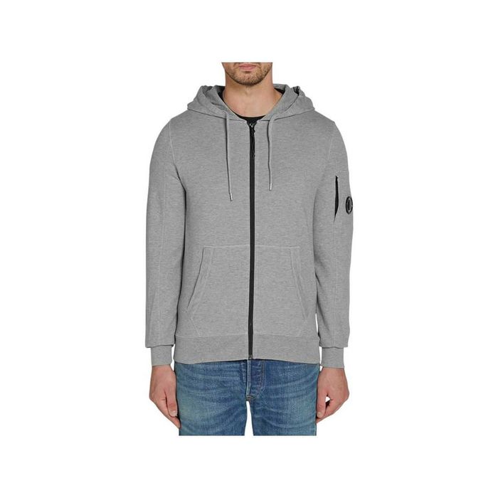 Худі C.P. Company Fleece Zipper Hoodie Grey