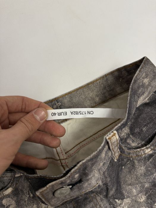 джинсы Acne Studios Jeans Black white