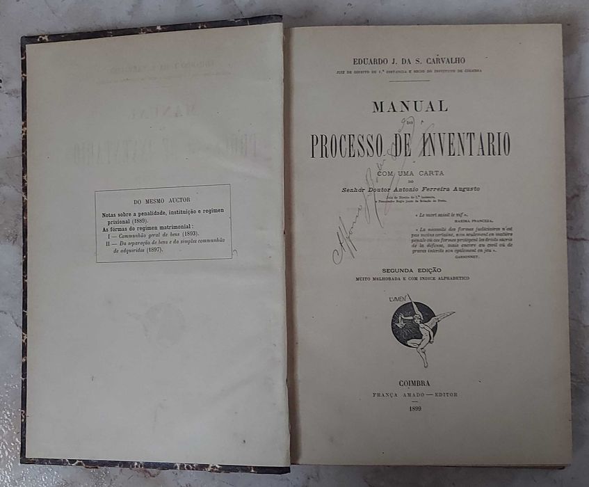 Livro antigo de 1899