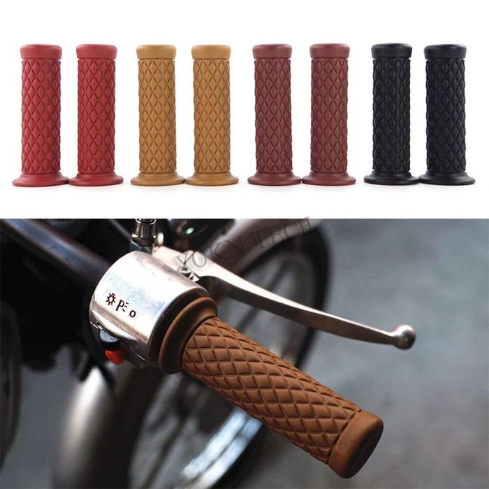 Par de punhos de moto, estilo cafe racer e scrambler
