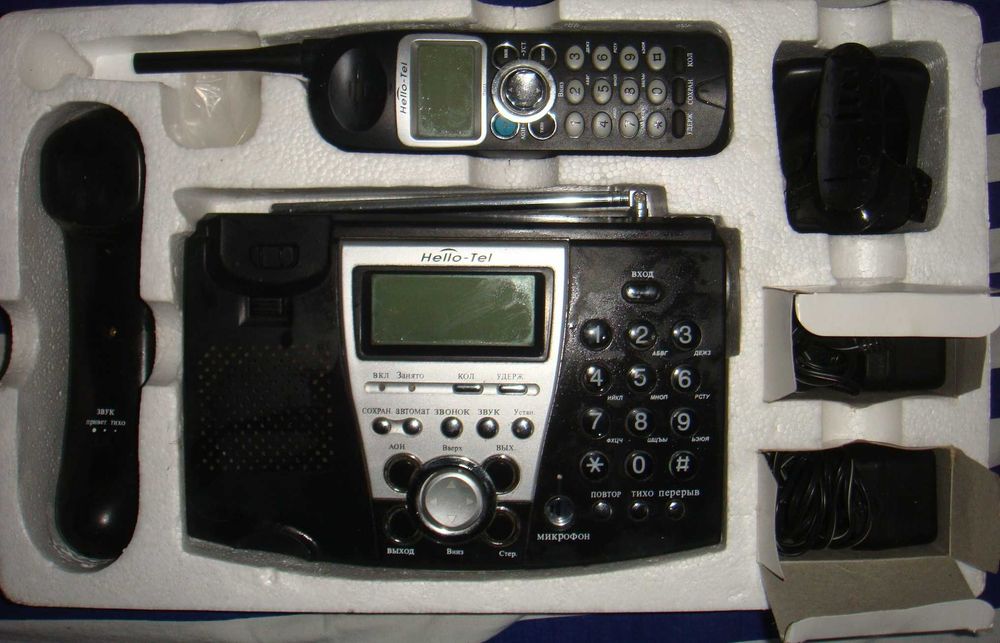 Розпродаж! Комплект- два стаціонарні телефони + модем (УкрТелеком)