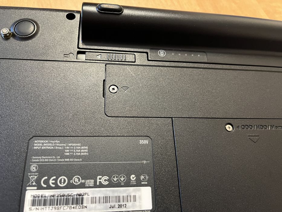 Laptop samsung NP350V5C używany