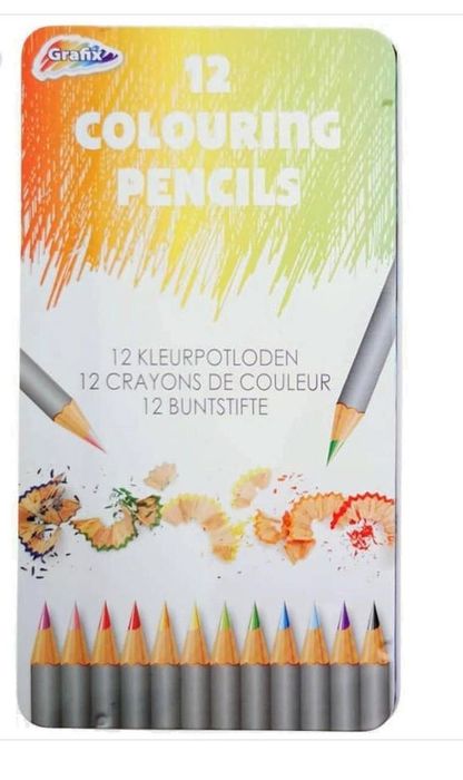 Grafix кольорові олівці 12 штук
