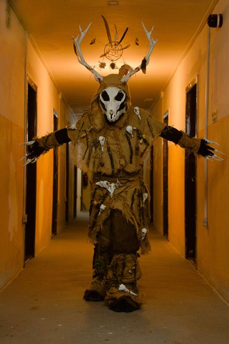 Maska Leszy Wendigo (wiedźmin) ruchoma żuchwa czaska Cosplay druk 3d