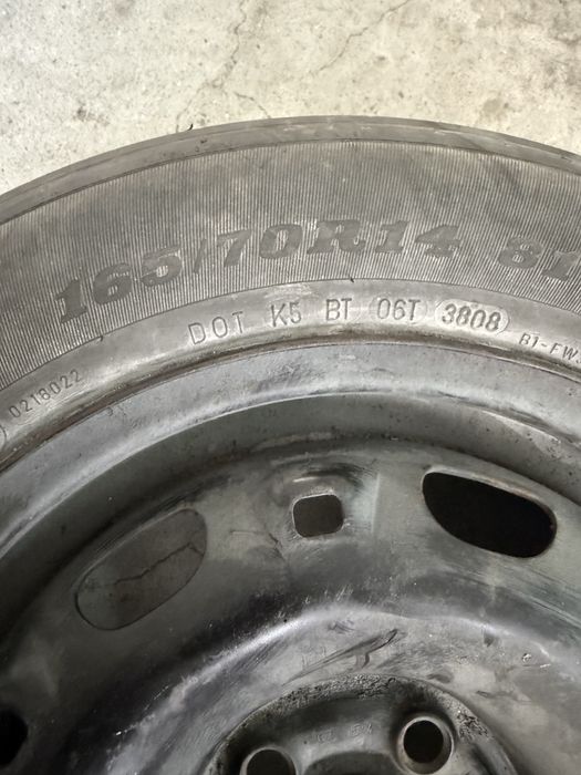 Jante de Ferro 14" R14 Furação 5x100 (VW Polo, Seat Ibiza, Skoda)