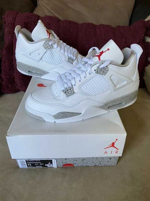 Jordan 4 Retro White Oreo R.44