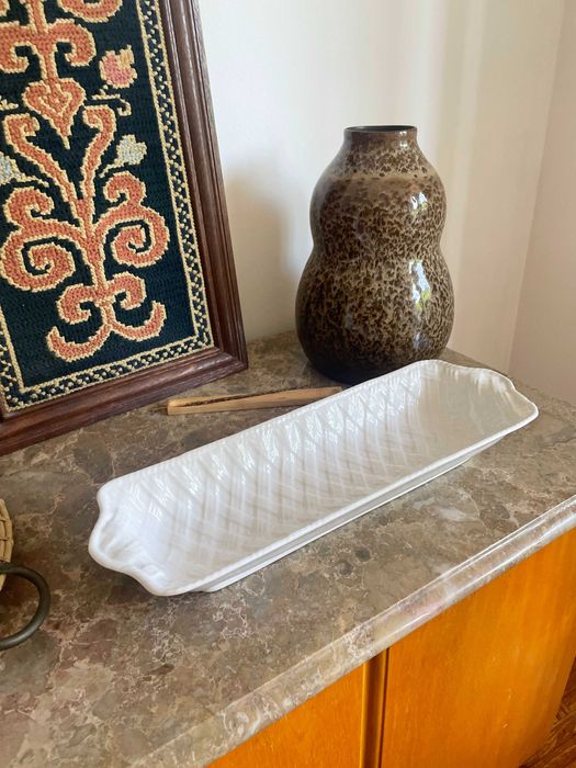 Patera cerâmica branca