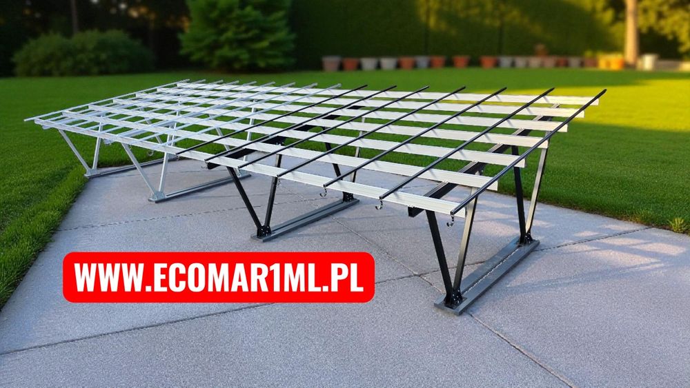 Wiata samochodowa carport 6 stanowisk