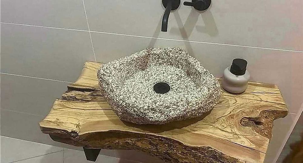 Lavatórios wc em pedra natural e xisto